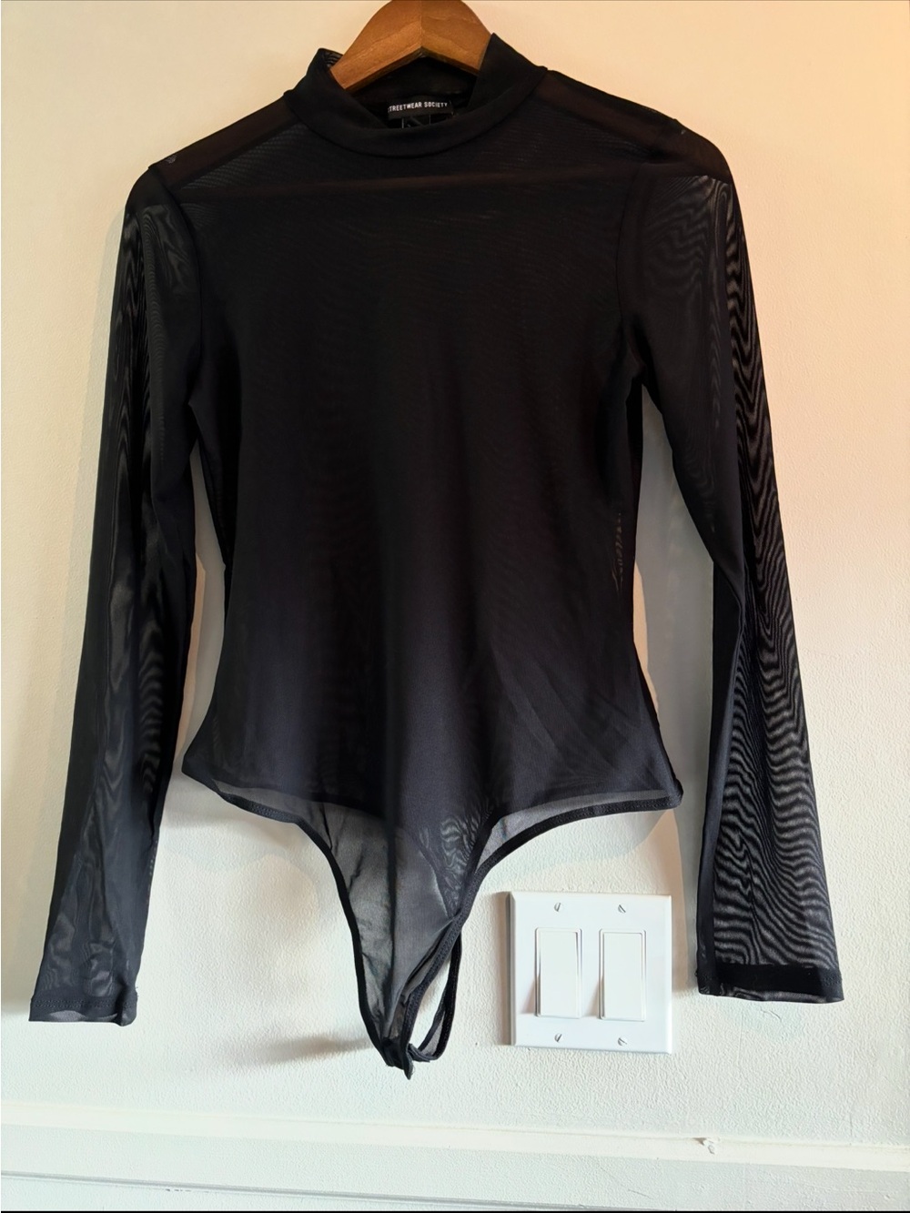 ☀️ Streetwear Society ☀️ sheer high neck bodysuit